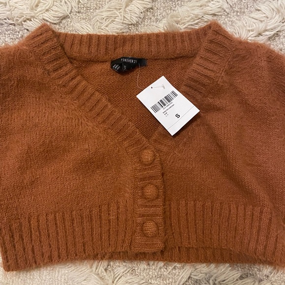 Cropped Fuzzy Cardigan - Picture 5 of 5